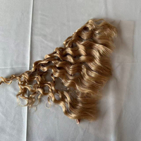 Extensiones de Cabello Humano HD para Encaje, Topper de Cabello Virgen Brasileño para la Línea del Cabello, Flequillo de PU para la Frente, para Cabello Fino y con Retracción