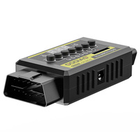 GODIAG GT105 II Lettore di Codici Auto OBD2 IMMO Prog AD con Break Box, Visualizza Tensione Veicolo e Batteria, Allarme Bassa Tensione 12V