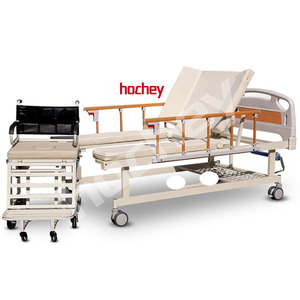 Attrezzatura Ospedaliera HOCHEY MEDICAL, Sedia a Rotelle Multifunzionale Manuale, Letto per Assistenza Domiciliare con Toilette per Anziani - Product Image 6
