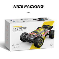 Venta al por Mayor de Autos RC a Escala 1:10, Impermeables, 4x4, 2.4GHz, Alta Velocidad 60km/h, Control Remoto sin Escobillas, 4 Canales, para Adultos