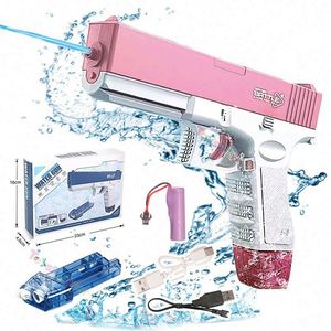Pistola de Agua Eléctrica para Adultos, Pistola de Agua Automática y Manual con Luces, Juguetes de Verano para Niños, Alcance de 32 Pies - Product Image 6