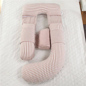 Vente en gros de meilleur cadeau lavable housse en coton détachable maman grossesse multi fonctionnel plein corps en forme de U <span class=keywords><strong>oreiller</strong></span> de maternité - Product Image 2
