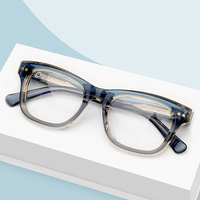 Lunettes de lecture anti-lumière bleue unisexes en acétate, style œil de chat, pour usage extérieur
