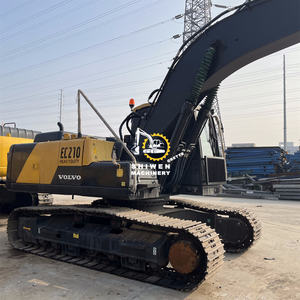 Offre Spéciale pelleteuse d'occasion volvo ec210 jaune haute qualité pelleteuse d'occasion Volvo EC210 machines de construction prix bas - Product Image 2