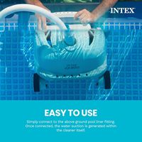 INTEX ZX300 Deluxe Druckseitiger Automatischer Pool-Staubsauger |   28005E PVC-Material Wasserbetriebene Saugvorrichtung für Bodenpools