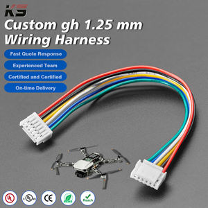 Conector Adaptador de Interfaz de Cableado Personalizado GH 1.25 Pitch con Conductor de Aluminio IP66 para Fotografía Aérea con Ordenador - Product Image 1