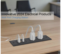 USA Furniture Prise USB Type C Prise de courant de table Prise de courant encastrée Panneau de séparation monté pour bureau maison US 10A