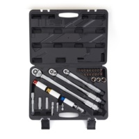 Jeu de clés à cliquet CR-V de haute qualité, 32 pièces, 40-220 Nm, 20-110 Nm, 5-25 Nm, clé dynamométrique multifonction, kit d'outils
