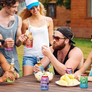 Funda de Neopreno Aislante HG de 12oz/120Z con Diseño de Letras, Estilo Americano, para Cerveza y Otras Bebidas - Product Image 5