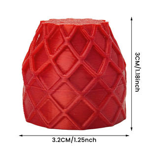 Aspersor giratorio de 360 grados para tapa de botella de plástico, rojo, con boquilla roscada para riego de flores - Product Image 2