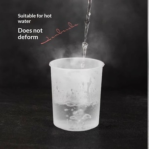 Bicchiere in Plastica PP Opaco Personalizzabile con Logo, Monouso <span class=keywords><strong>per</strong></span> Caffè, <span class=keywords><strong>Latte</strong></span>, Tè, Bubble Tea, Succhi, da Asporto, <span class=keywords><strong>per</strong></span> Bevande Fredde/Calde, 500/700ml, Senza BPA - Product Image 6
