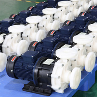 Pompe centrifuge chimique horizontale en fluoroplastique Transcend TMP 1/2HP-5HP pour pompe à acide sulfurique, pompe à entraînement magnétique en polypropylène