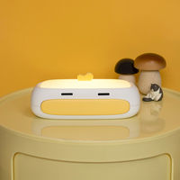 Veilleuse LED en silicone mignonne pour enfants et bébés, douce au toucher, à intensité variable, idée cadeau pour chambre d'enfant