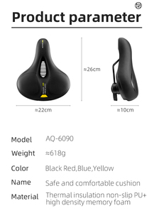 <span class=keywords><strong>Selle</strong></span> de vélo, siège de vélo souple et confortable antichoc, <span class=keywords><strong>selle</strong></span> de vélo avec suspension à ressort - Product Image 2