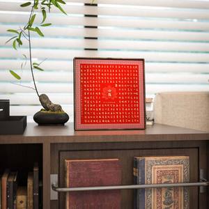 Art de la calligraphie du Sutra du Cœur, décoration murale et de bureau de style chinois moderne Zen, pour salon et méditation, cadeau artisanal de qualité supérieure - Product Image 1