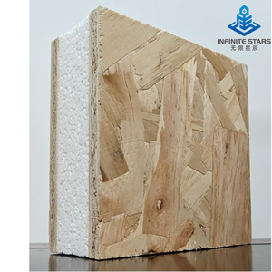Panneau isolant structurel SIP en OSB avec revêtement MGO, âme en EPS/<span class=keywords><strong>XPS</strong></span>, panneau sandwich écologique, résistant au feu, pour toiture de hangar préfabriqué en bois - Product Image 1