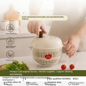 <span class=keywords><strong>Essoreuse</strong></span> <span class=keywords><strong>à</strong></span> <span class=keywords><strong>salade</strong></span> en forme de pomme, centrifugeuse rotative pour fruits avec couvercle anti-poussière, grande <span class=keywords><strong>essoreuse</strong></span> <span class=keywords><strong>à</strong></span> légumes pour la cuisine - Product Image 4