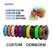 Filament d'imprimante 3D 1,75 mm/2,85 mm 1 kg/3 kg RoHS Blanc neige PLA MAX Filamet, utilisé pour l'impression 3D FDM Fabricant OEM/ODM CC3D