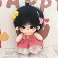 Vente flash - Peluches personnalisées KPOP Anime - Personnages de dessins animés - 20 cm - Tissu super doux et écologique - Vêtements en fourrure en coton PP - Cadeaux d'anniversaire pour enfants