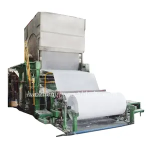 Reciclagem de resíduos de papel de palha de bambu madeira polpação equipamentos de papel higiénico que faz a máquina preço