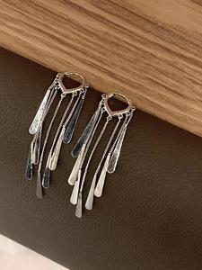 Heart Shaped Water Drop Tassel Alloy <strong>Earrings</strong> Personalized Fashion Women'<strong>s</strong> Drop <strong>Earrings</strong> Holiday Party <strong>Girls</strong> Jewelry Gifts - Product Image 5