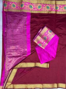 Nouveau Saree en soie de coton avec chemisier pour femme indienne, sari à bas prix, vente en gros de vêtements Surat - Product Image 4