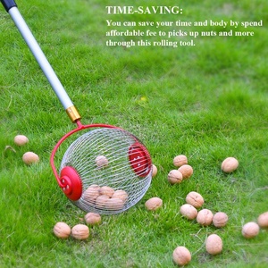 Recogedor <span class=keywords><strong>de</strong></span> Nueces Rodante para Jardín, Cabezal <span class=keywords><strong>de</strong></span> Acero con Mango Telescópico, Duradero, Personalizable, Accesorios <span class=keywords><strong>de</strong></span> Jardín - Product Image 6