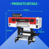 Impresora UV DTF SUBLISTAR de 60 cm con 3 cabezales I1600, alta producción, digital, rollo a rollo, multifunción, para carcasas de teléfono, botellas, etc.