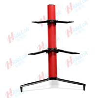 Double-Layer Portable Keyboard Stand | Slider-Adjustable Alloy Stand for Stage/Studio