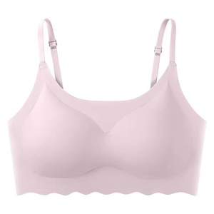 Ensemble de soutien-gorge tendance, ensemble décontracté, respirant, taille haute, sexy, vintage, uni, sans armatures, t-shirt à manches courtes, short ample, pour femmes - Product Image 6