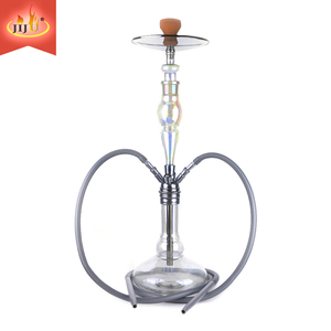 JL-345AH de vidrio transparente soplado para <span class=keywords><strong>cachimba</strong></span>, Hookah con 2 mangueras para fumar - Product Image 6
