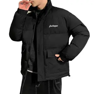 Зимняя модная рабочая одежда с коротким хлебом новая трендовая Молодежная Повседневная хлопковая куртка Sollar мужская куртка