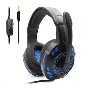 For Sony PlayStation 5 Gaming Wired Headphone For Switch/X box/PS4 Gamer Headsets with Mic