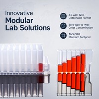 Plaque de puits profonds détachable de 84 alvéoles, configuration 12*7, compatible avec l'extraction d'acides nucléiques TANBead SLA D14800, consommable de laboratoire en PP