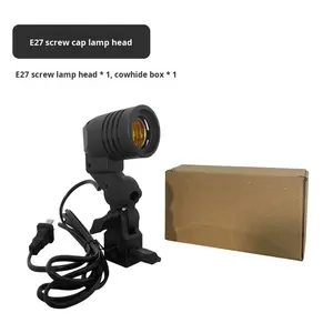 Base de lámpara única E27 para fotografía, luz de relleno, paraguas, lámpara <span class=keywords><strong>espiral</strong></span> de hongo con accesorios de alimentación, elementos esenciales de <span class=keywords><strong>estudio</strong></span> fotográfico - Product Image 6