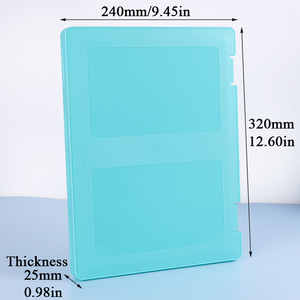 SUNSHING Assorted Colors Plastic File Box Teacher/Nurse Presentation <b>Folder</b> Case Side Opening Clipboard with Storage - Product Image 6