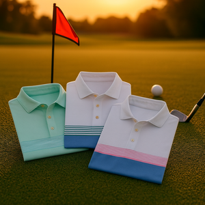 Camisetas Polo Deportivas de Secado Rápido Personalizadas de Alta Calidad OEM, 96% Poliéster, 4% Elastano, para Hombre, Tallas Grandes, Ropa de Golf - Product Image 1