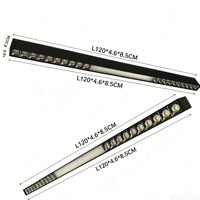 Lampe suspendue linéaire LED à double émission 36W 1200mm, luminaire commercial pour bureau, éclairage décoratif pour la maison