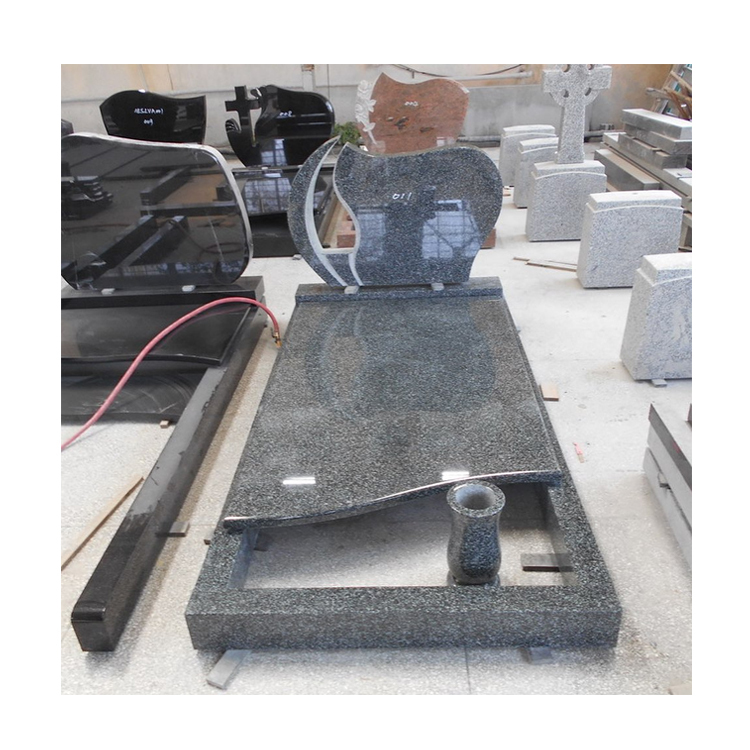 YDSTONE Cemetery Decoration Black Granite Laser