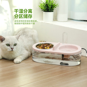 Distributeur d'eau automatique pour chat, à circulation continue, électrique, à bol unique, en plastique, intelligent, grande capacité. - Product Image 1