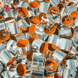 Chống mài mòn kim loại màu cam <span class=keywords><strong>PTFE</strong></span> ranh giới ỐNg Lót bôi trơn với khả năng chịu tải cao phù hợp cho tự động hóa máy móc hạng nặng - Product Image 4