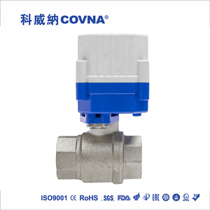 Vanne de régulation de débit d'eau électrique en acier inoxydable COVNA série 15N DN20 3/4 pouce 2 voies 12V DC CR2 2 fils à retour automatique - Product Image 2