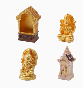 Miniatura de <span class=keywords><strong>Buda</strong></span> Dorado para Altar Budista Tailandés, Figura Decorativa para Jardín Zen, Accesorios para Micropaisajes, Regalo Espiritual de Paz - Product Image 2