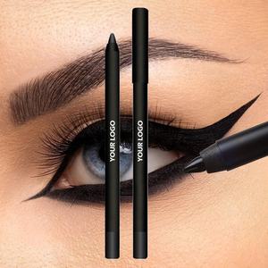 Label privé <span class=keywords><strong>Khol</strong></span> Eyeliner Crayon Eyeliner solide et imperméable à l'eau Crayon Eyeliner Gel noir anti-taches végétalien longue durée Crayon pour les <span class=keywords><strong>yeux</strong></span> Cosm - Product Image 1