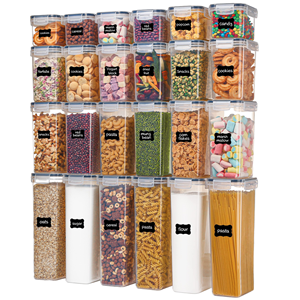 Thiết Kế Hiện Đại Nhựa Tươi Giữ Snack Lưu Trữ Jar Cho Nhà Bếp Tủ Lạnh Cho Thực Phẩm Và Hạt Lưu Trữ - Product Image 1