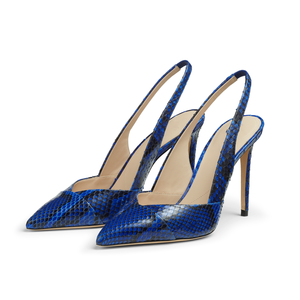 Escarpins élégants personnalisés pour femmes à bride cheville, nouveau design ultra-tendance <span class=keywords><strong>avec</strong></span> talon très haut (8 cm et plus) pour l'été, en PU et caoutchouc antidérapant - Product Image 1
