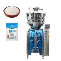 Machine d'emballage VFFS multi-têtes pour snacks, granulés, noix, sucre et grains de café, avec balance intégrée 200g, 500g, 1000g