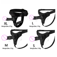 Gode portable lesbien pour femmes Sangle de harnais réglable portable sur godes avec ceinture pour gode à sangle lesbienne pour femme