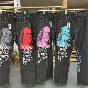 <span class=keywords><strong>Jeans</strong></span> SDL da <span class=keywords><strong>Uomo</strong></span> Retrò Invernali a Vita Media, Dritti, Traspiranti, Tinta Unita, Lavati, <span class=keywords><strong>Leggeri</strong></span> in Vendita - Product Image 1