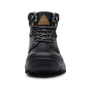 Botas de Invierno para Hombre <span class=keywords><strong>Mishansha</strong></span>, Botas de Nieve para Senderismo, Parte Superior de Cuero Nubuck, Entresuela de EVA, Cálidas, Impermeables, Antideslizantes, Forradas de Piel - Product Image 6